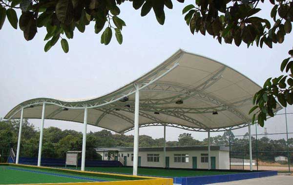 浙江杭州星野花苑北區(qū)、光明小區(qū)修建電動(dòng)自行車(chē)膜結(jié)構(gòu)停車(chē)棚工程