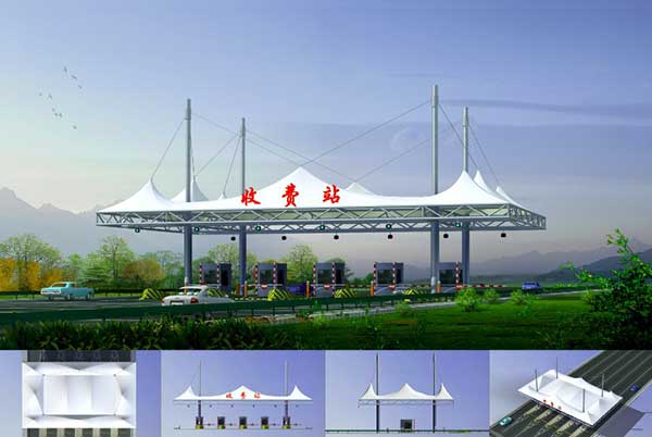 大巴車(chē)停車(chē)棚膜結(jié)構(gòu)